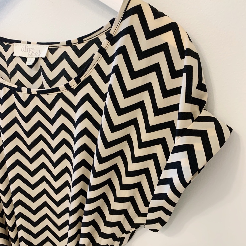 Chevron Shift Dress - Picture 2 of 2